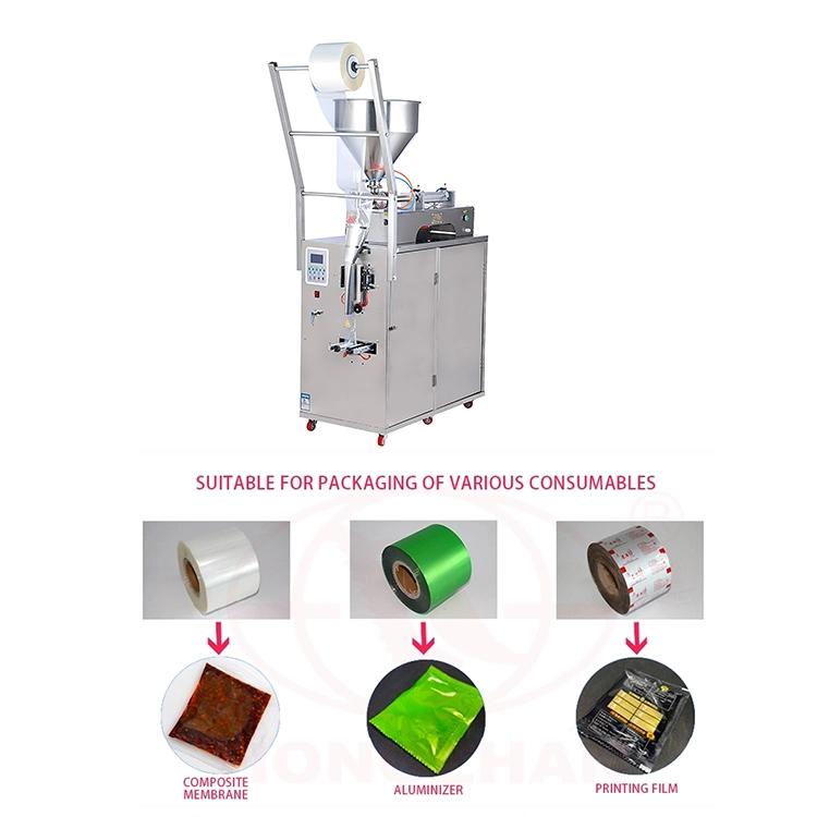 Automatic Honey Jelly Jam Ketchup Salad Dressing Form Fill Seal Paste Small Sachet Stick Form Fill Seal Liquid Packing Machine