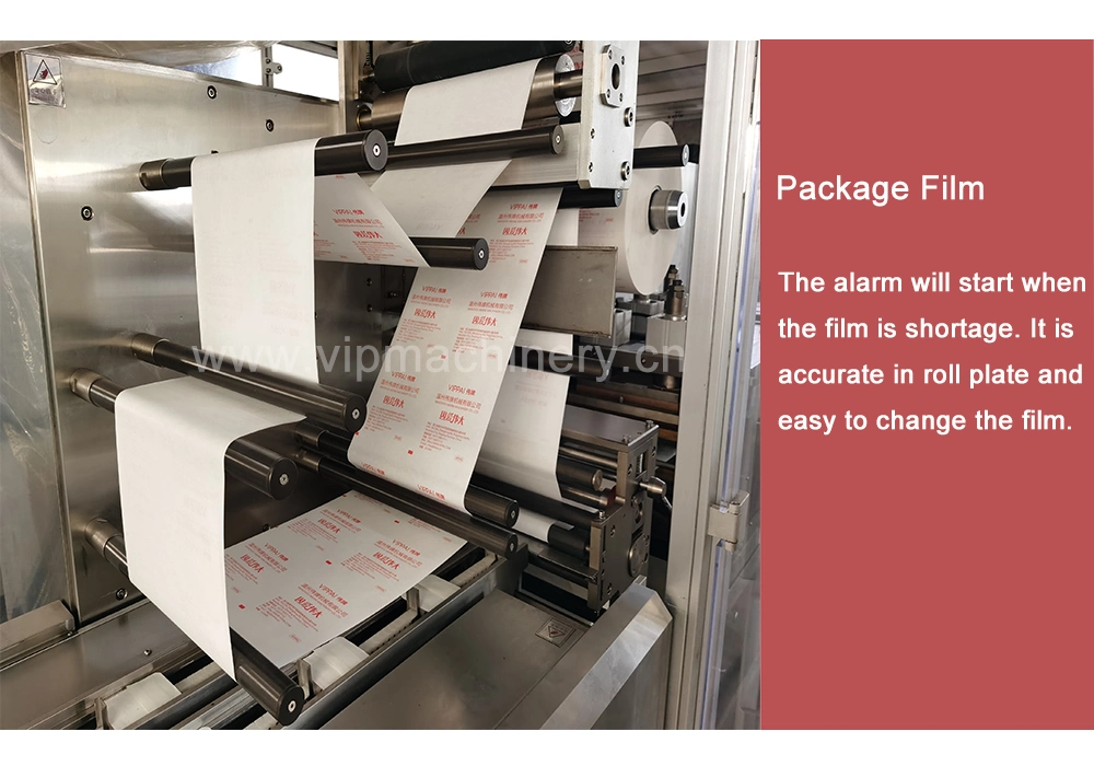 Vippai 4 Side Seal Sanitary Pad Medical Wound Dressing Packaging Packing Machine