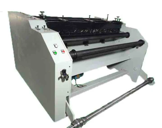 Máquina cortadora de tela abrasiva para disco de láminas