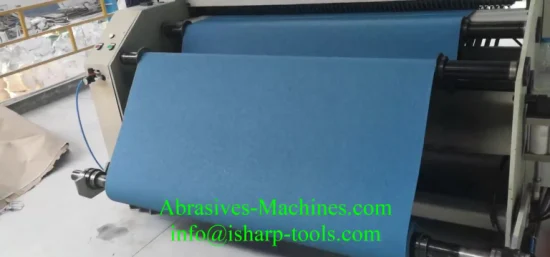 Máquina cortadora de rollos gigantes para producción de discos de láminas