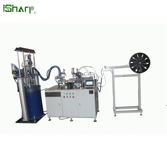 Máquina semiautomática para fabricar discos de aletas Isharp