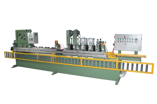 Máquina de biselado para la fabricación de conversión de bandas abrasivas