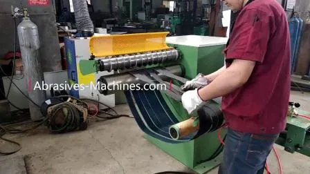 Máquina cortadora de correa abrasiva precisa de fabricación china