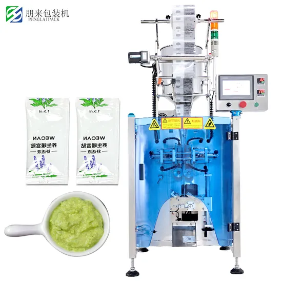 Zhongchuang Machinery Custom Automatic Three Four Side Sealing Stick Aderezos para ensaladas Ketchup Salsa picante Máquina de envasado de líquidos
